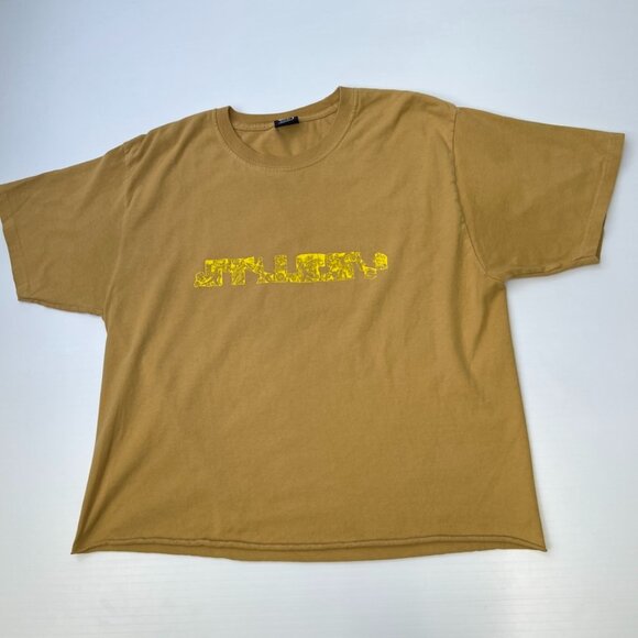 Stussy Shirt Women Large Spell Out Ancient Sculpture Crop Retro Hype Y2K Core Ex - Picture 1 of 15